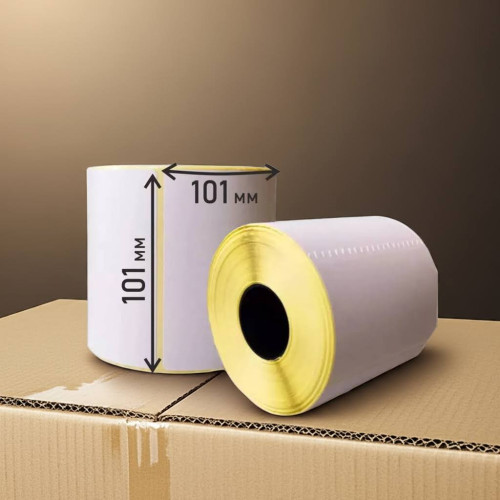 Термоетикетка 101x101 мм (500 шт.) T.ECO (Для Нової Пошти, Укрпошти)